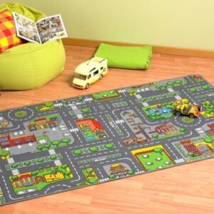 Spielteppich City 100x190cm