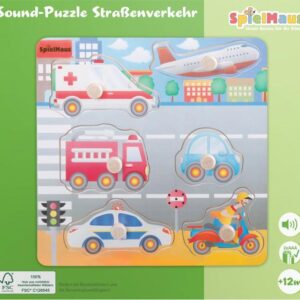 SMH Sound Holzpuzzle Straßenverkehr