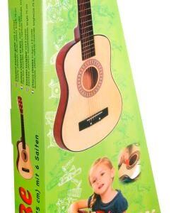 BGB Holzgitarre mit 6 Saiten, 75cm