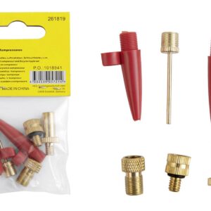 EASY WORK Adapterset für Fußluftpumen 6-teilig
