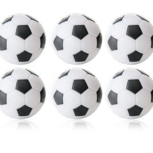 Charlsten Kickerbälle schwarz/weiß - 10 Stück im Set