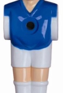 Charlsten Kickerfiguren für 16 mm Kickerstangen Blau/Weiß - 11er Komplettset