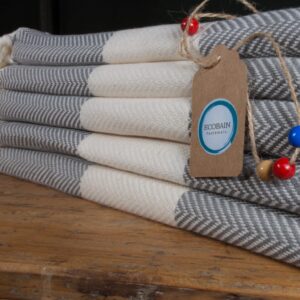 Couture Towel Dunkelgrau