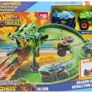 HW Monster Trucks Sharks vs. Dino Dragon