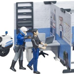 bworld Polizeistation mit Polizeimotorra