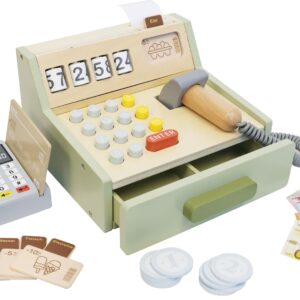 SMK Holz Registrierkasse mit Zubehör
