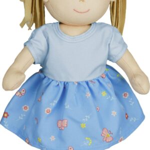 Stoffpuppe ''Nela'' mit Kleidchen zum An