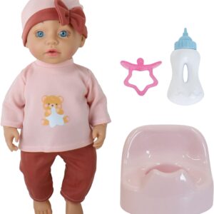 AM Trink-u.Näßpuppe"Rosy",40cm,m.Zubehör