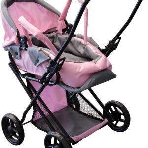 AM Puppenwagen "Rosy" mit Ablagekorb