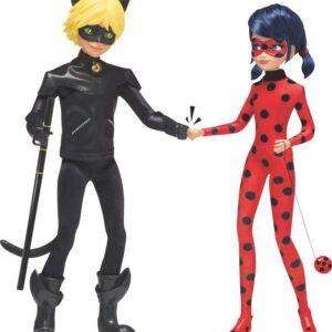 Miraculous Ladybug und Cat Noir,ca. 26cm