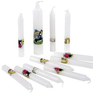 Geburtstagskerze mit 1 Lebenslicht 11er Pack